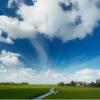 Dutch landscape and clouds