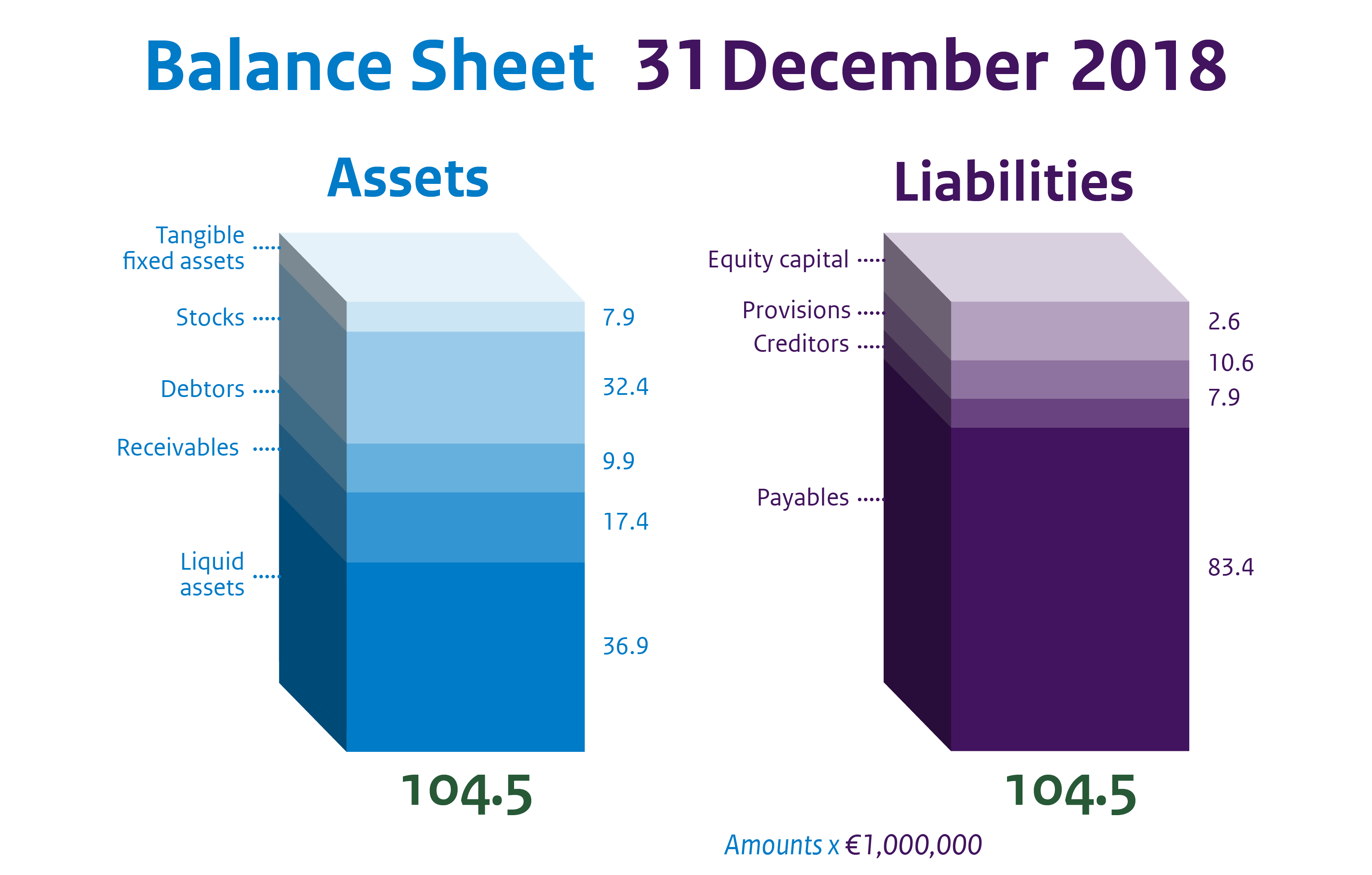 Infographic balance sheet 2018