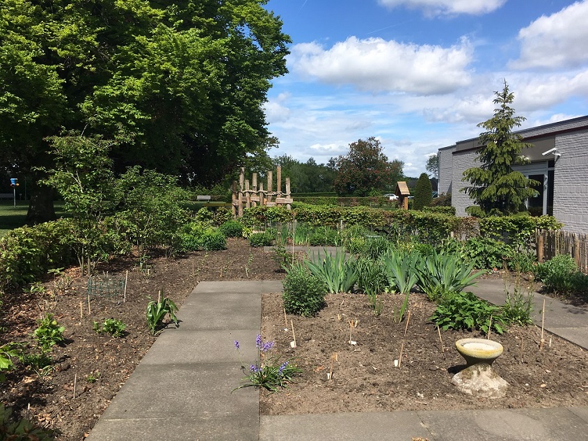 Pluktuin bij Park Stanislaus 