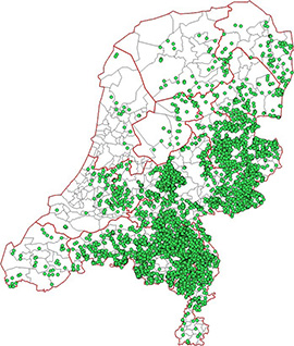 Varkenshouderijen in Nederland