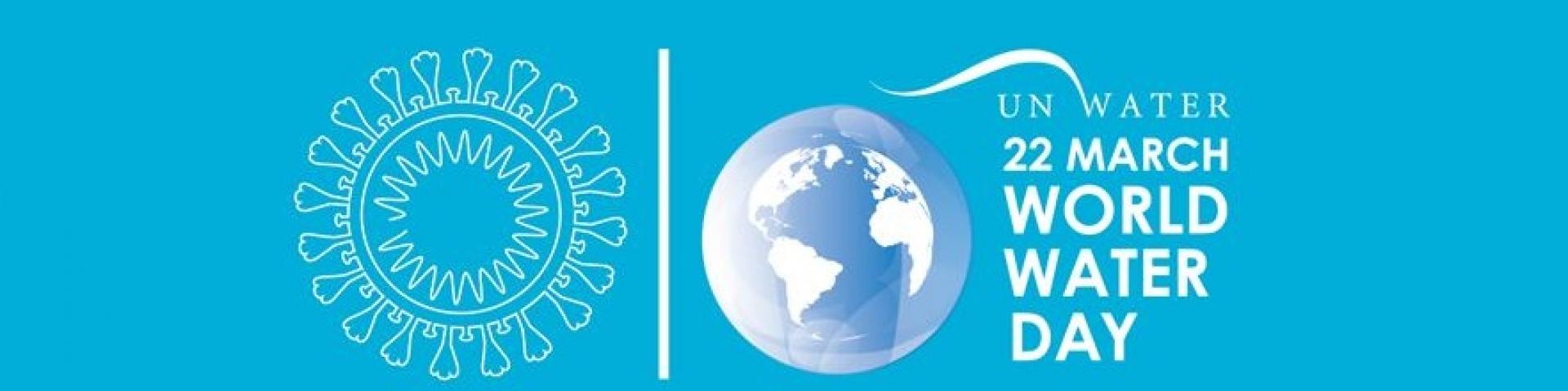 World Water Day 2020 banner coronavirus pandemic