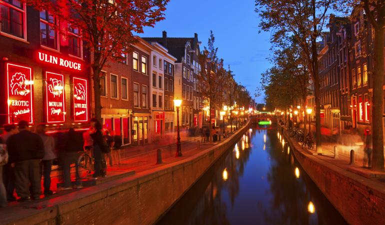 red light district