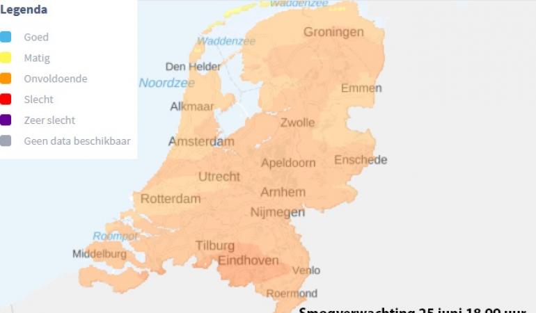 Doorweekt in het midden van niets Ellende Komende dagen in Nederland kans op smog door ozon | RIVM