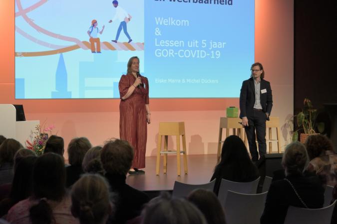 Welkomstwoord door spreker op het symposium GOR-COVID