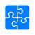 icoon: afbeelding van puzzelstukje wat in elkaar past symbool voor organiseerbaarheid van zorg