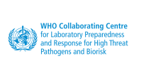 Logo WHO CC Laboratory Preparedness and Response for High Threat Pathogens and Biorisk