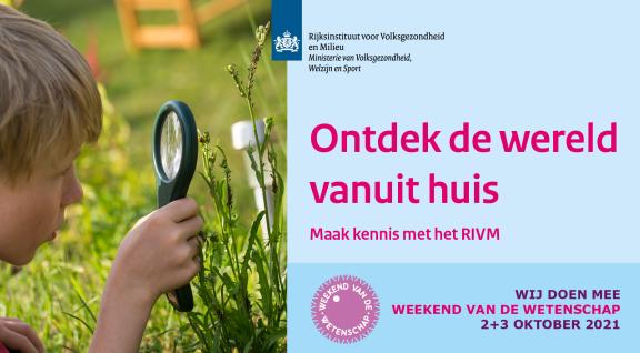 Banner Weekend van de wetenschap